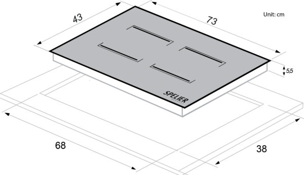 Bếp Từ SPELIER SPE-IC1088 B-VN