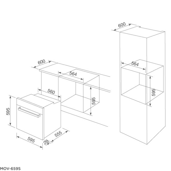 Lò Nướng Malloca MOV-659S