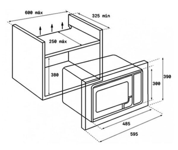 Lò vi sóng Teka MS 620 BIS